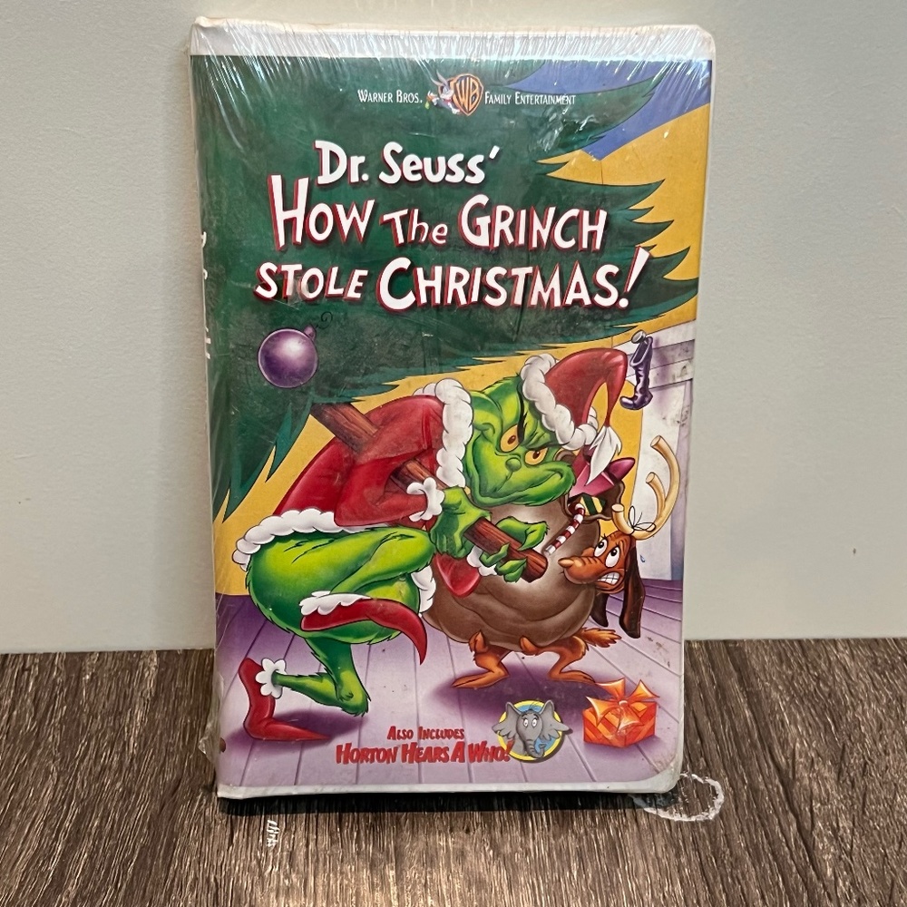 Dr Seuss' How the Grinch Stole Christmas VHS NEW